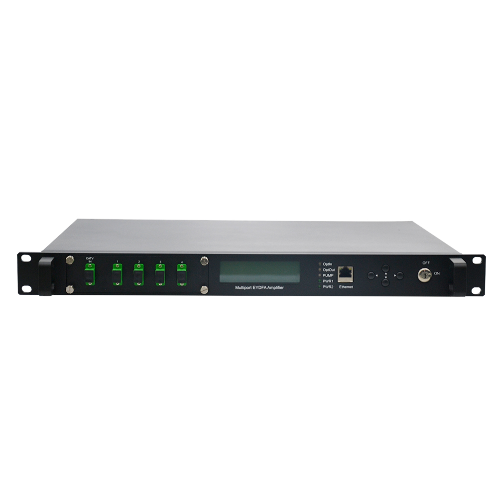 CATV  System 1550nm High power EDFA 4 PORT 19db